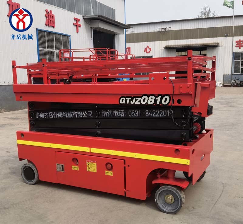 全自行（háng）電驅動8米平台裝車發貨（huò）