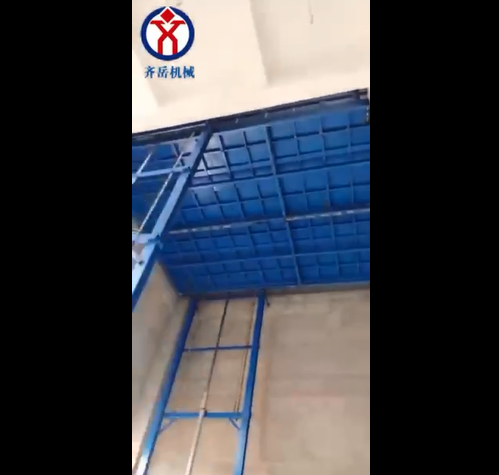 重慶承載20噸6缸12柱導軌式（shì）液壓貨（huò）梯交付使用